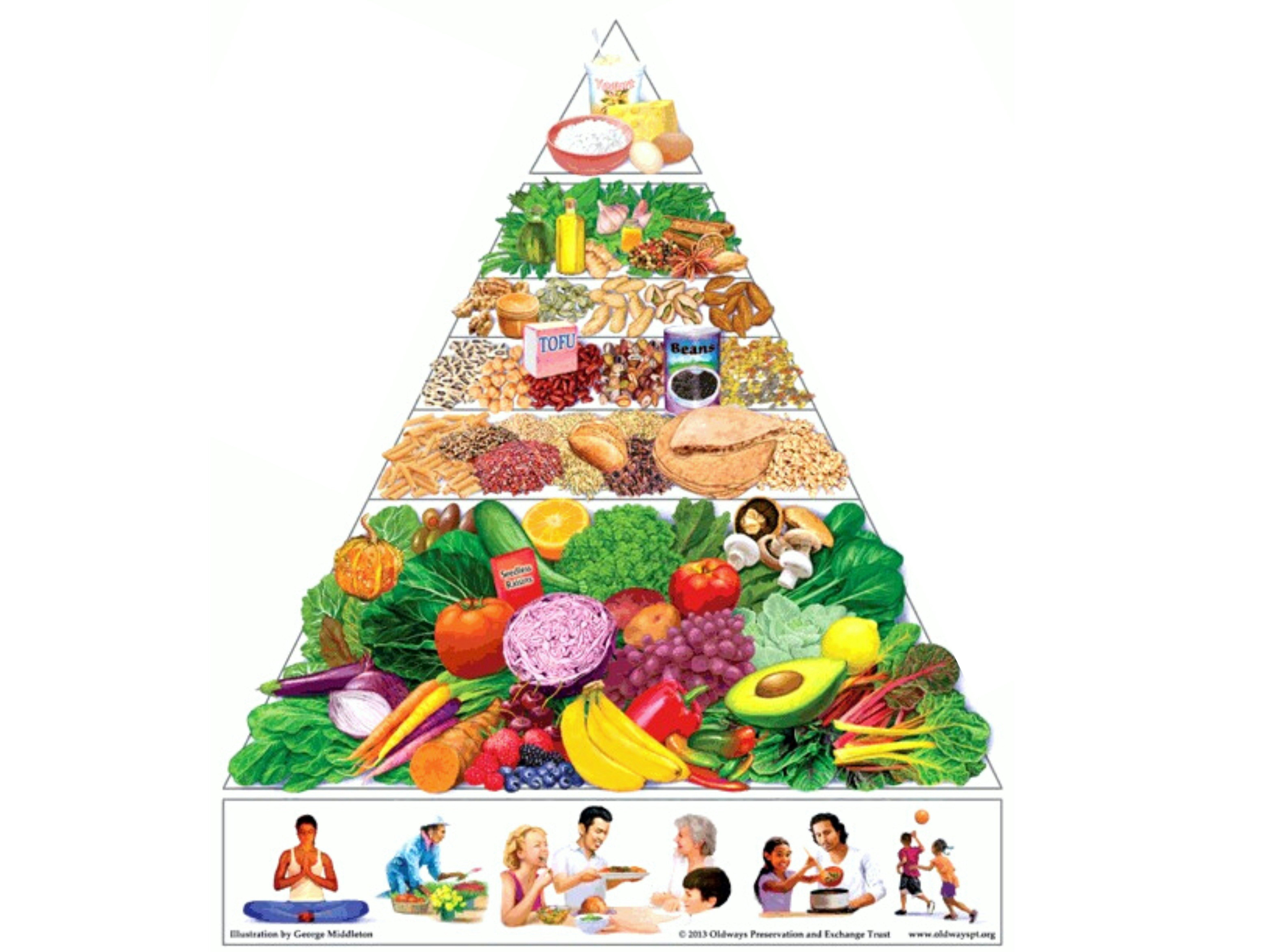 🌱 From Roots to Reality: The History and Evolution of Plant-Based Eating by Gone Greenish a pyramid of food that includes fruits and vegetables